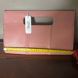 NWT - women’s clutch bag - rose:pink